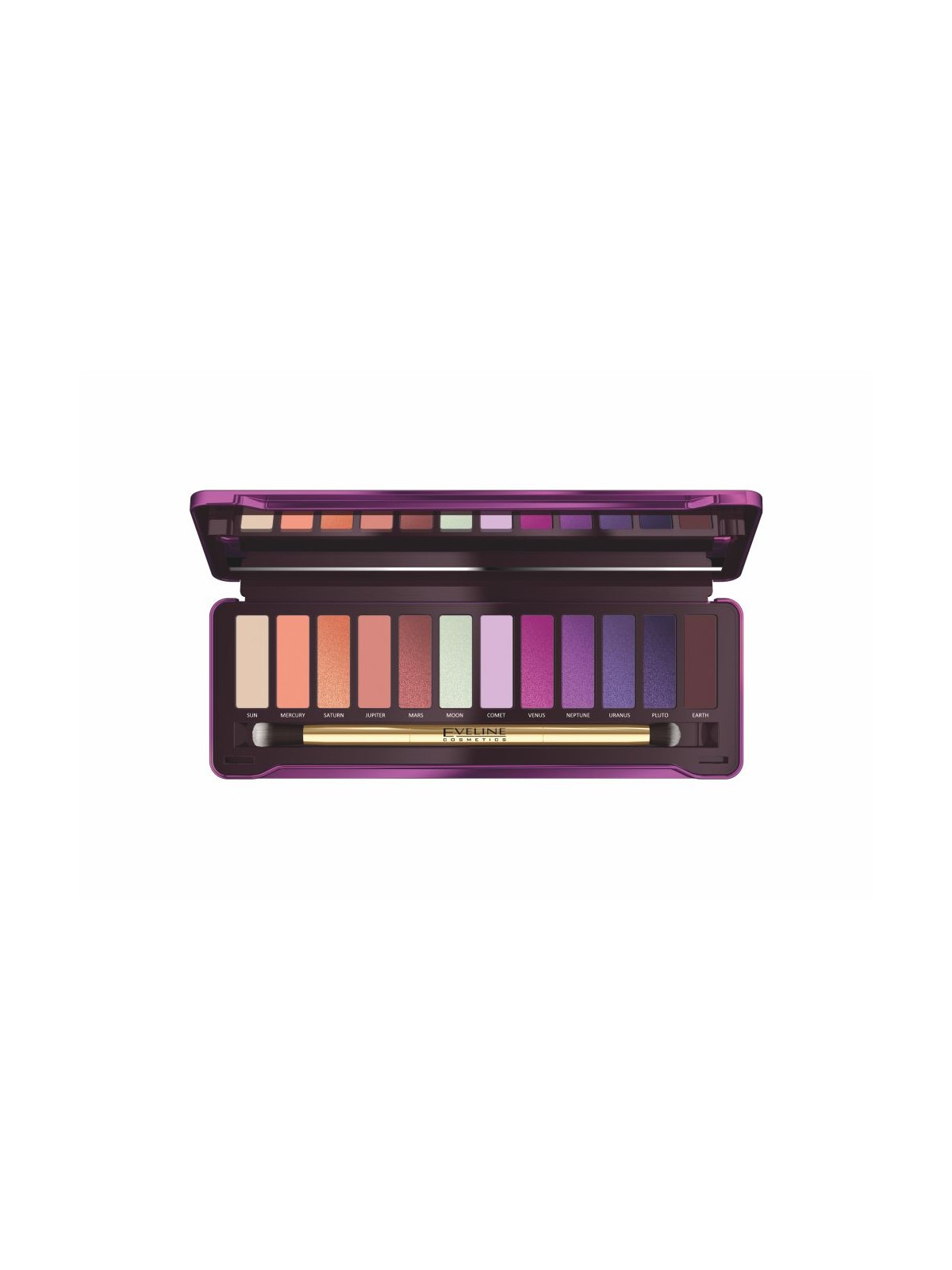 Paleta 12 Sombras Olhos Eveline Mystic Galaxy