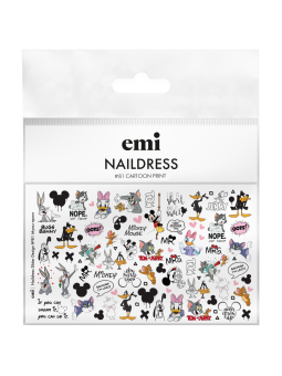 Naildress Slider Design /81 Cartoon Print
