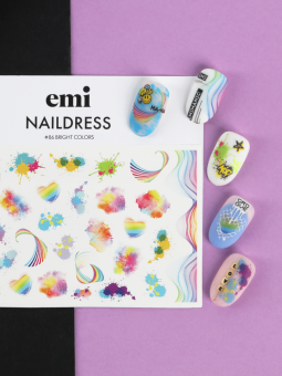 Naildress Slider Design /86 Bright Colors