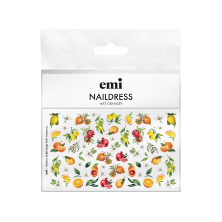Naildress Slider Design /87 Oranges