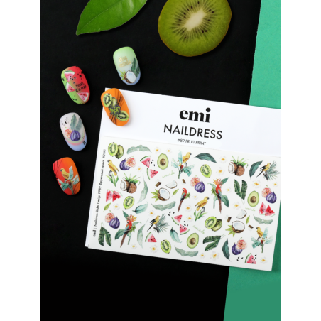 Naildress Slider Design /89 Fruit Print