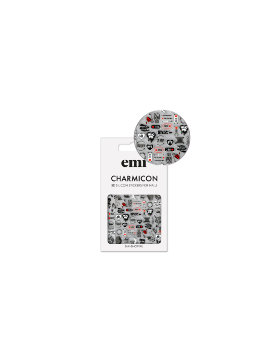 Charmicon 3D Silicone Stickers /210 Rock´n´roll