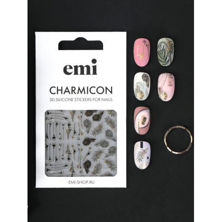 Charmicon 3D Silicone Stickers /211 Tropical Garden
