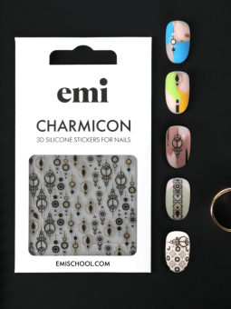 Charmicon 3D Silicone Stickers /214 Fancy Patterns