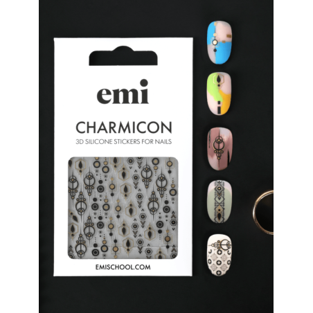 Charmicon 3D Silicone Stickers /214 Fancy Patterns