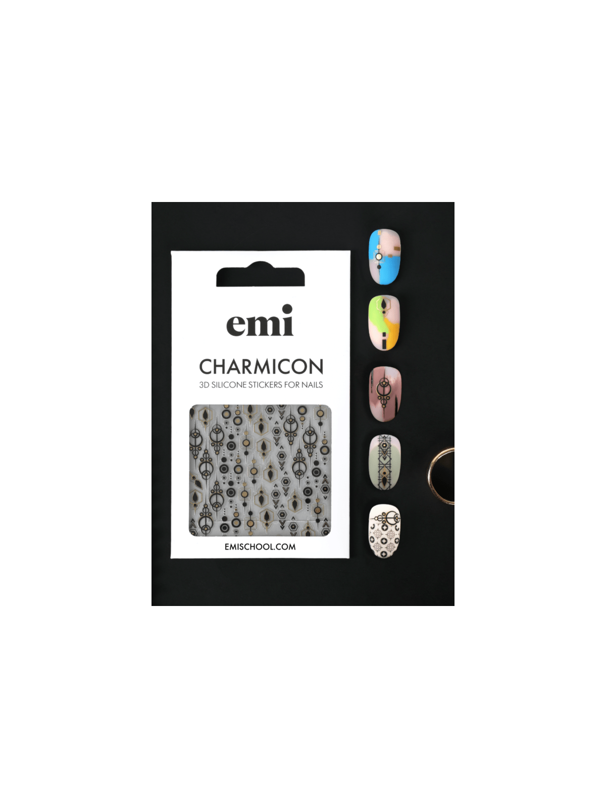 Charmicon 3D Silicone Stickers /214 Fancy Patterns