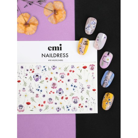 Naildress Slider Design /90 Wildflowers