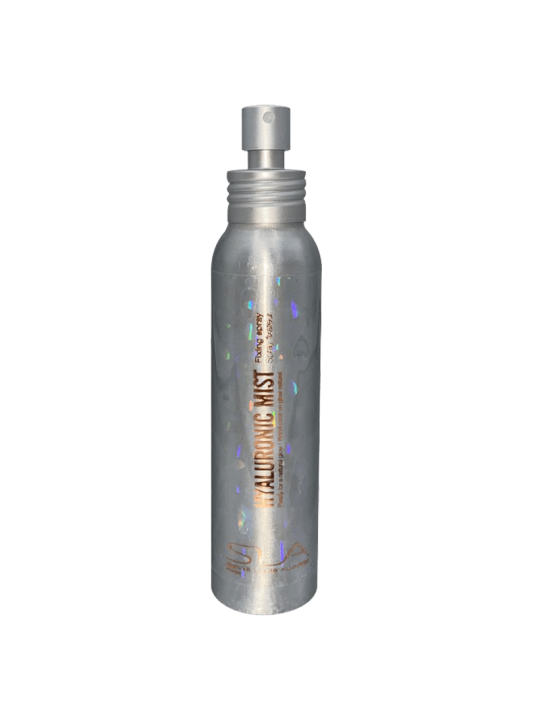 Spray Fixante e Preparador com Ácido Hialurónico com brilho