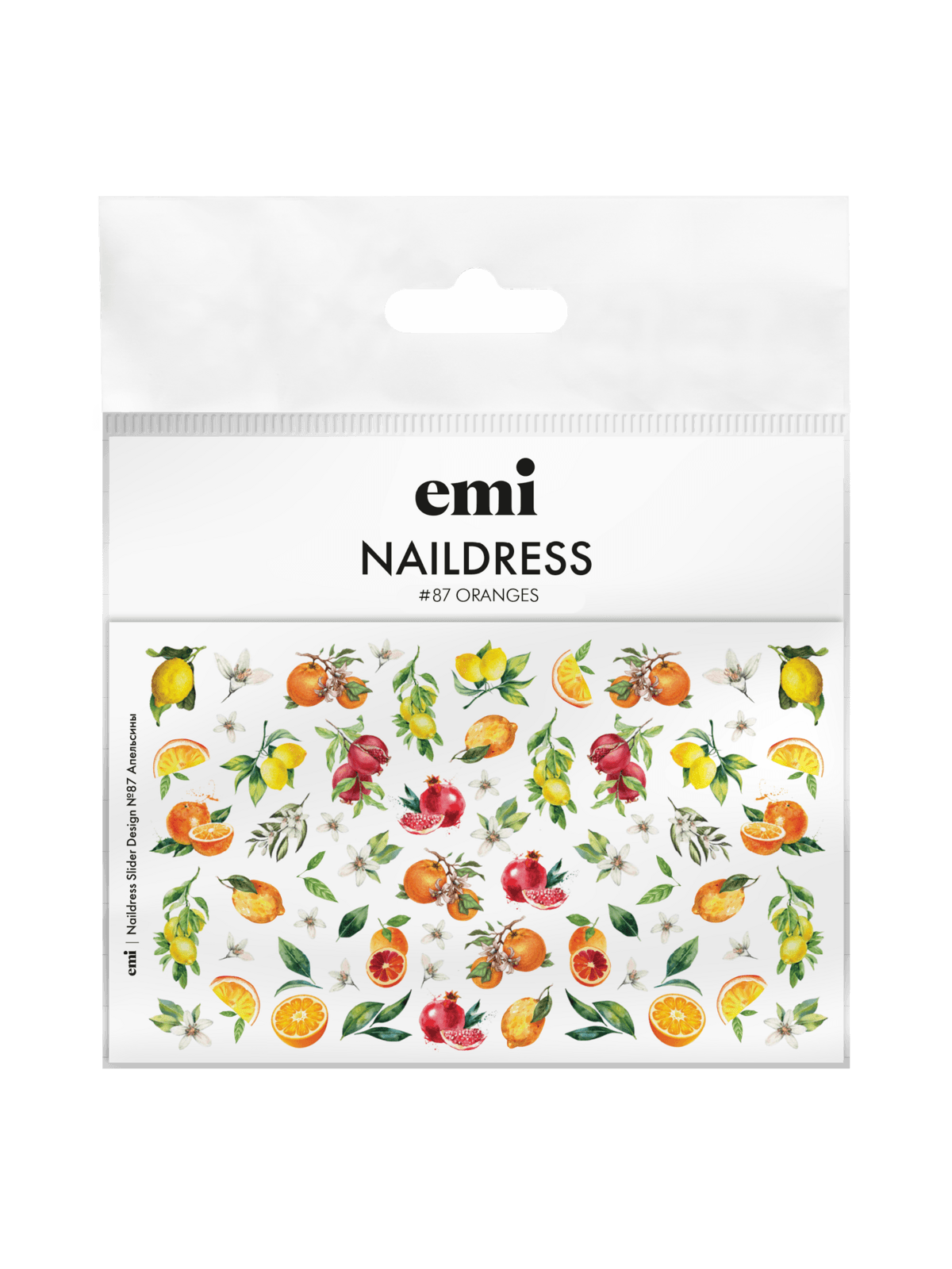 Naildress Slider Design /87 Oranges