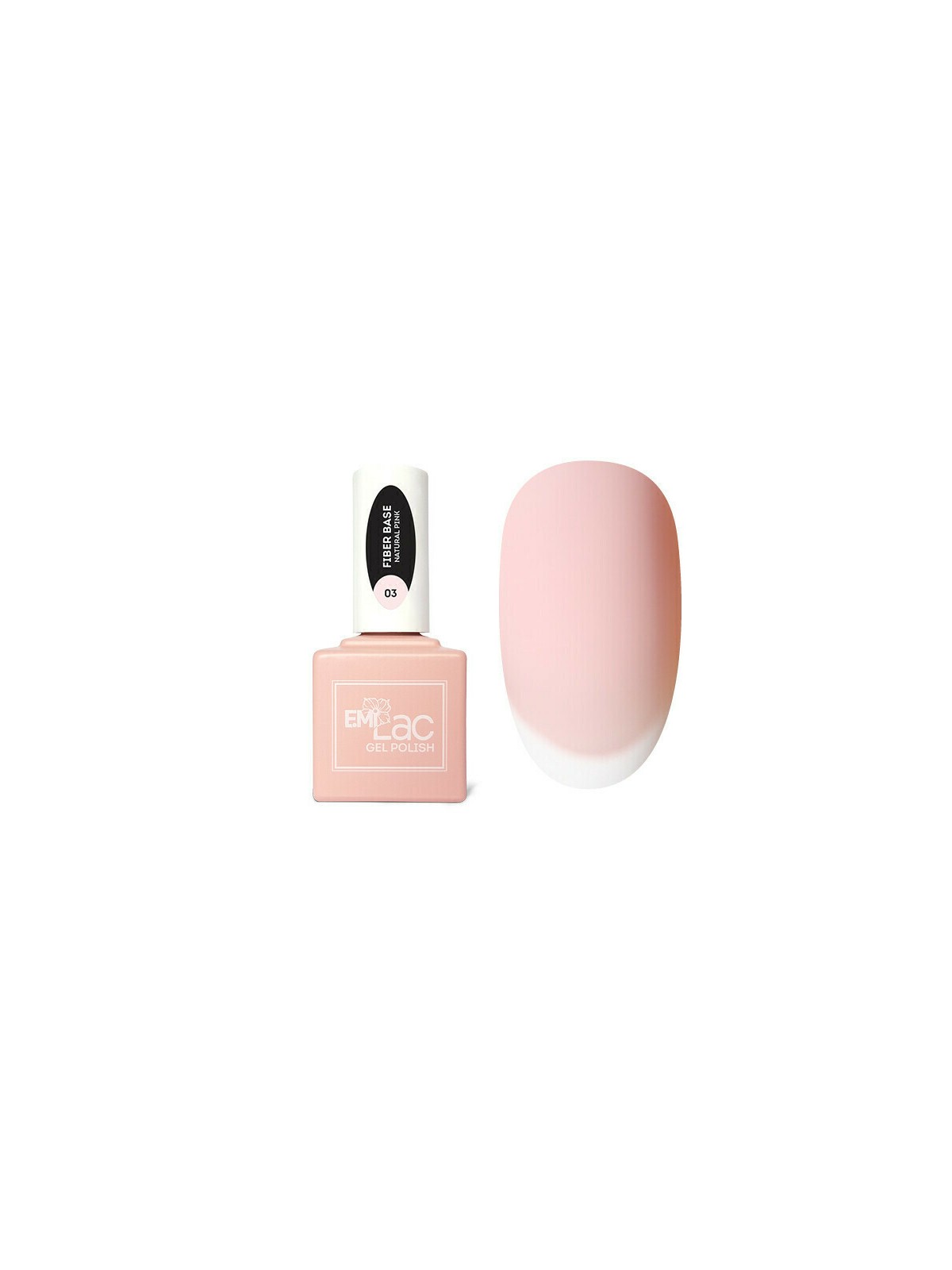 E.Milac Fiber Base Gel Natural Pink /3