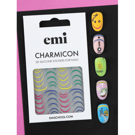 Charmicon 3D Silicone Stickers /205 Bright Lunula