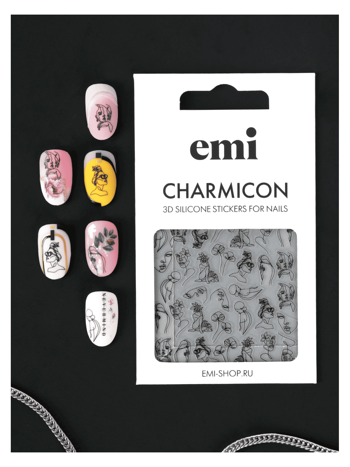 Charmicon 3D Silicone Stickers /209 Feminine