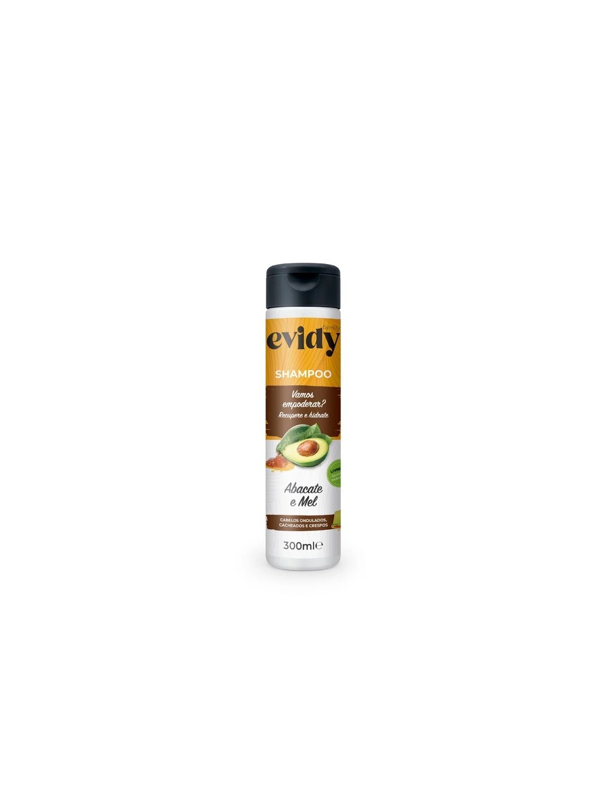 Shampoo Evidy Abacate e Mel 300 ml