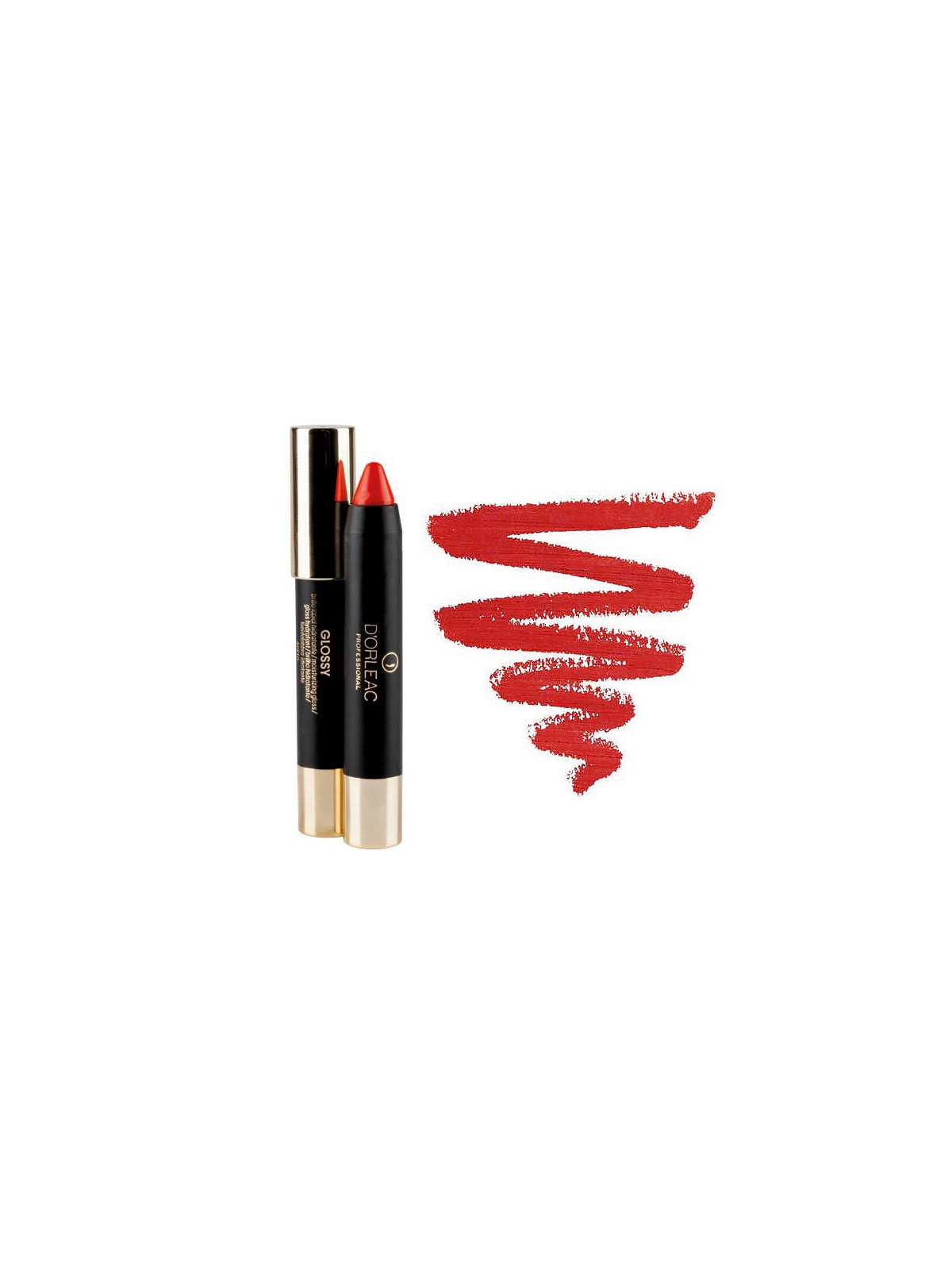 Lápis Baton Labial Hidratante Dorleac Glossy Nº 2