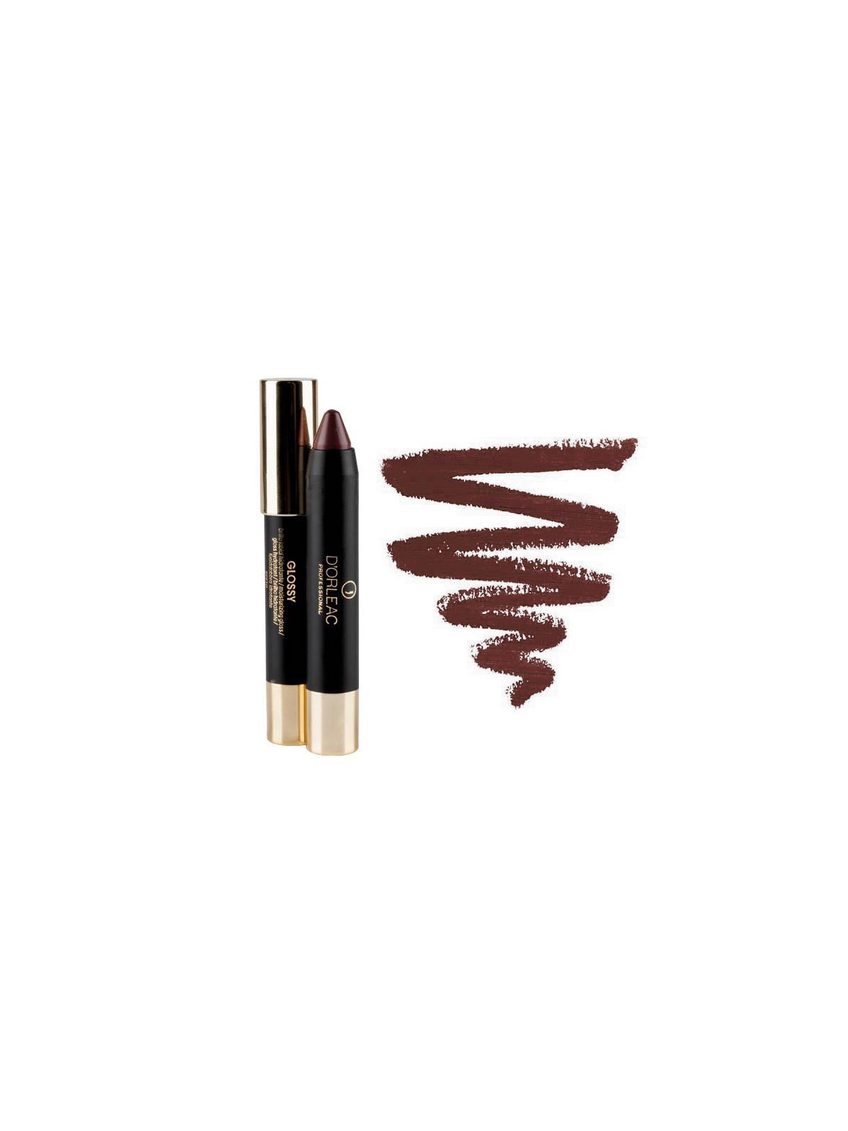 Lápis Baton Labial Hidratante Dorleac Glossy Nº 3