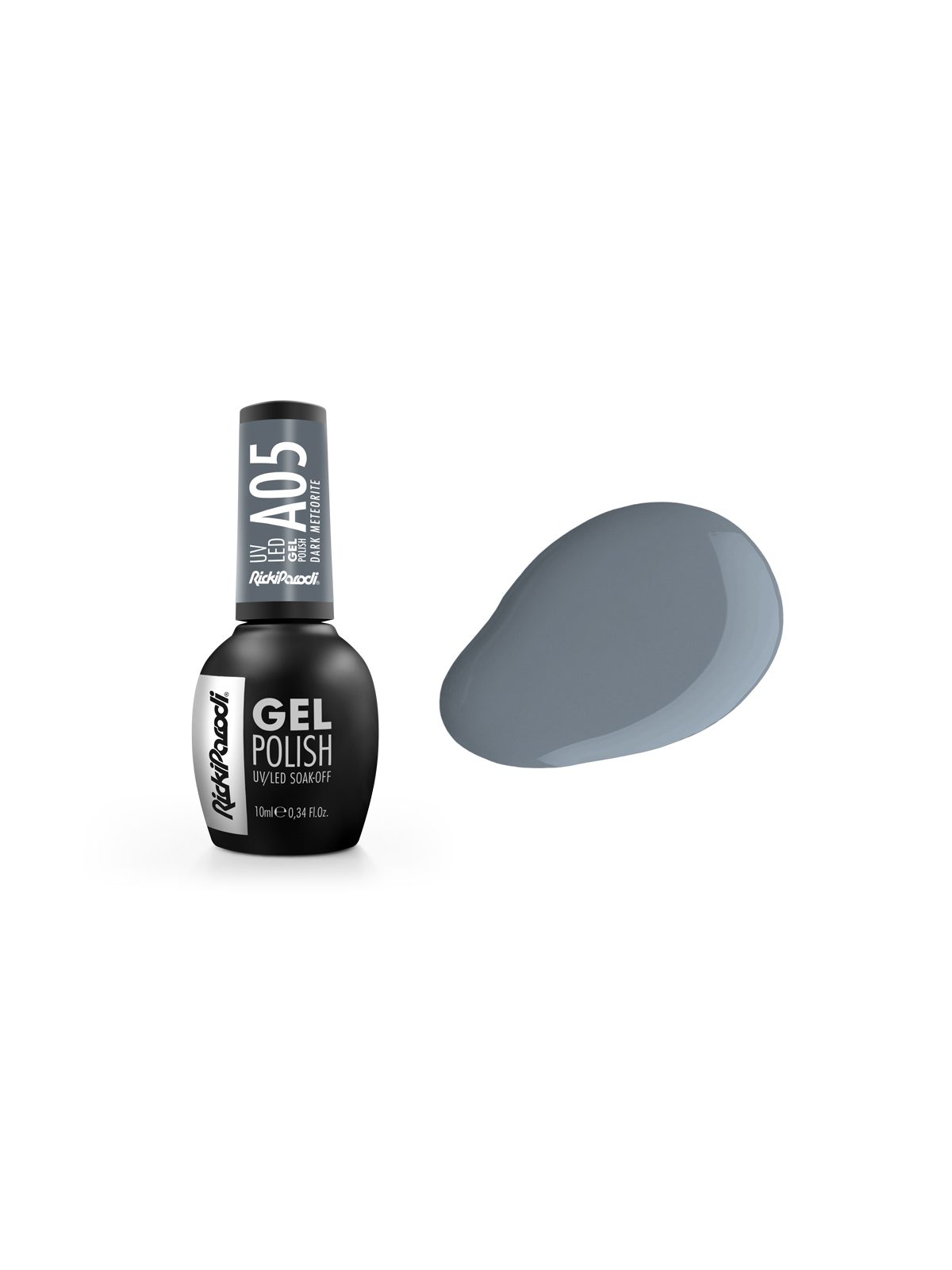 Verniz Gel Rickiparodi Dark Meteorite A05 10 ml
