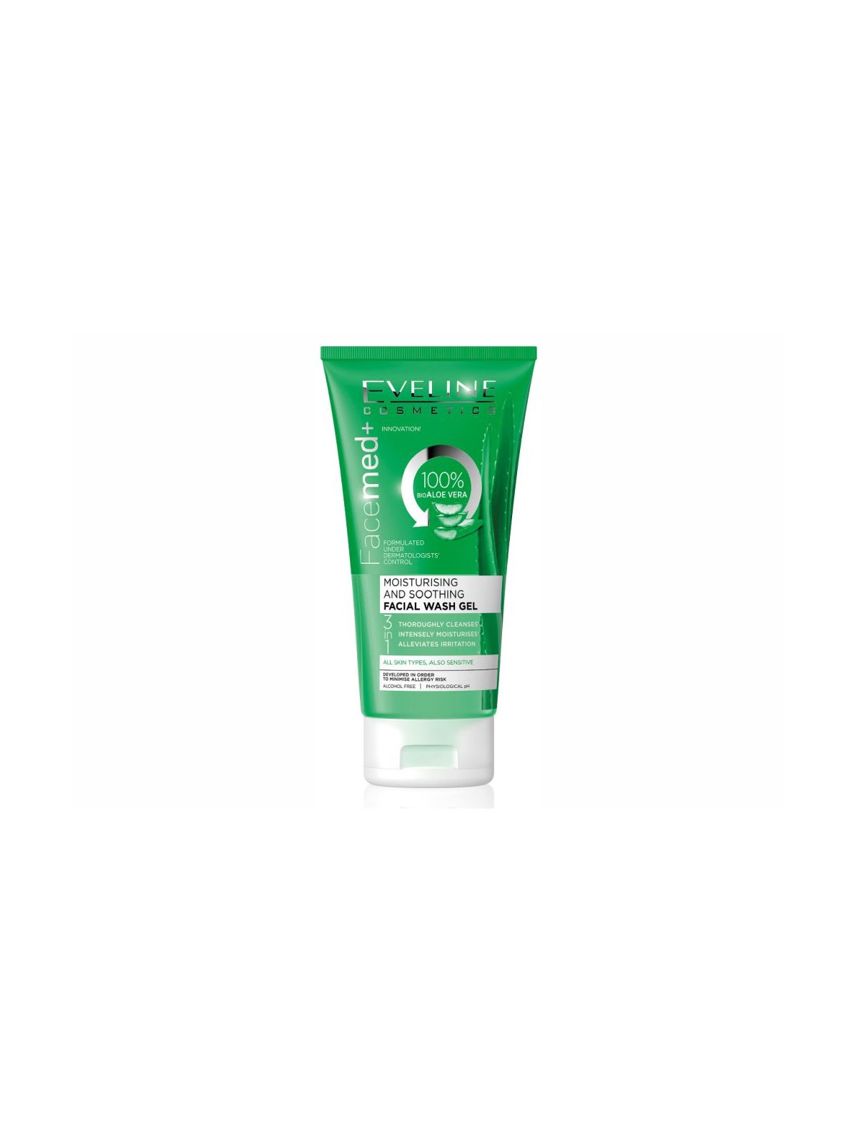 Gel de Limpeza Facial Hidratante com Aloé Vera Eveline Facem
