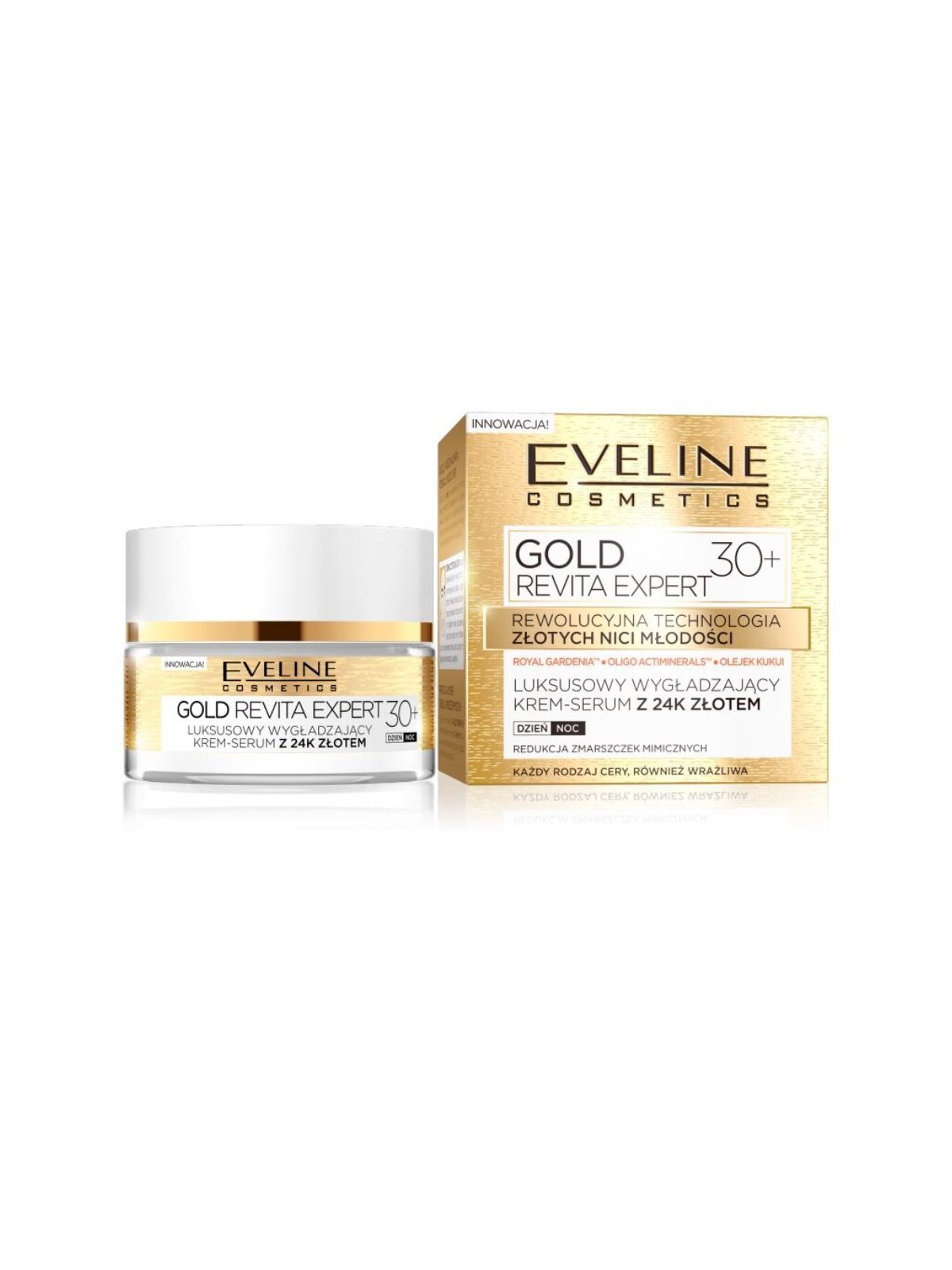 Creme de Dia e Noite 30+ Eveline Gold Lift Expert 50 ml