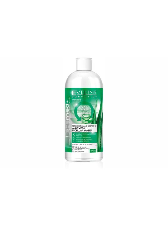 Água Micelar Aloé Vera Eveline Facemed 400 ml