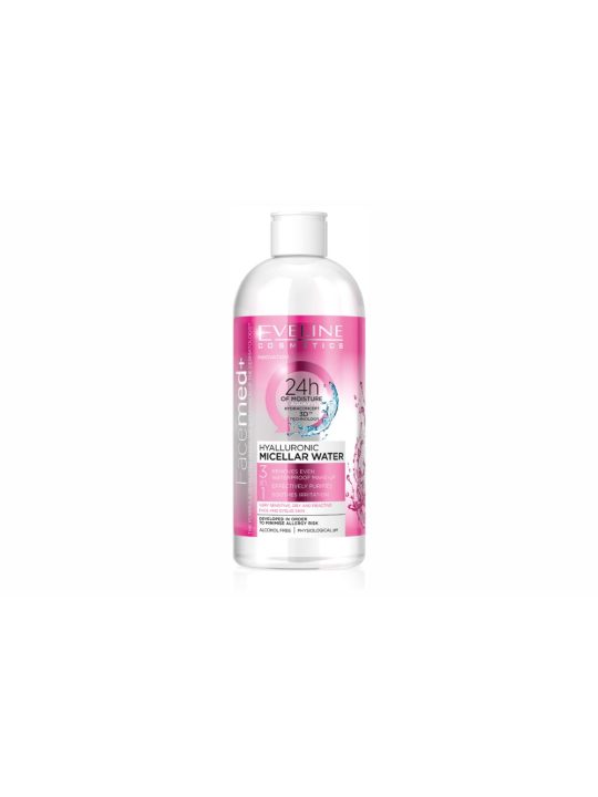 Água Micelar Hialurónico Eveline Facemed 400 ml