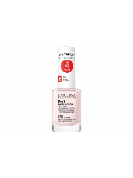 Cuidado para Unhas Pés 9 em 1 Total Action Eveline Nail Ther