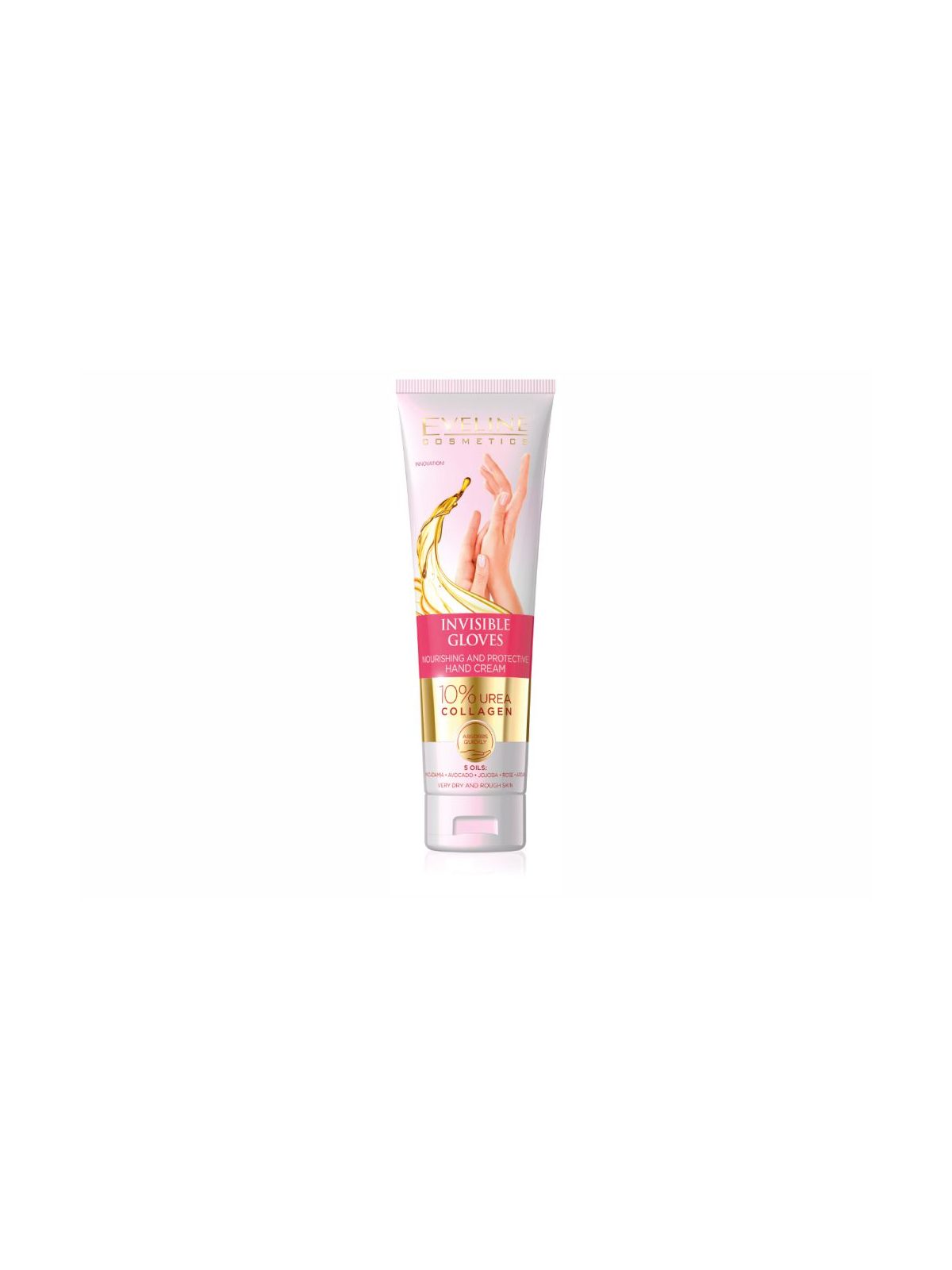 Creme de Mãos 10% Colagénio Ureia Eveline Invisible Gloves 1