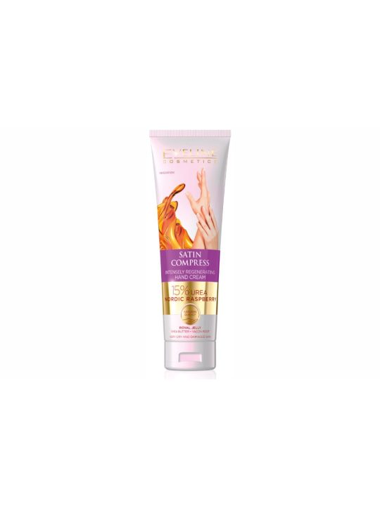 Creme de Mãos 15% Ureia Framboesa Nórdica Eveline Satin Comp