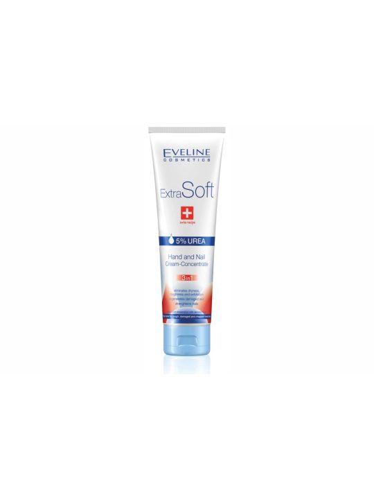 Creme de Mãos e Unhas Concentrado 3 em 1 Eveline Extra Soft