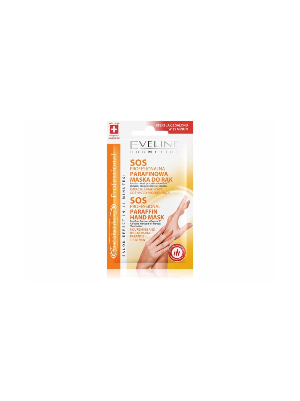 Máscara SOS Mãos e Unhas com Parafina Eveline Professional 7