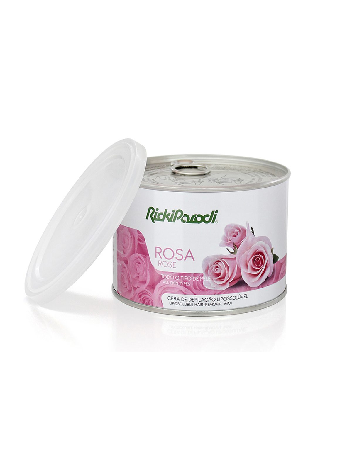 Cera Depilatória Lipossolúvel Rickiparodi Titânio Rosa 400 g