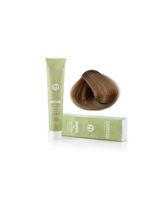 Coloração Capilar Emmebi Vegan Zero35 Be Green 8/0 100 ml