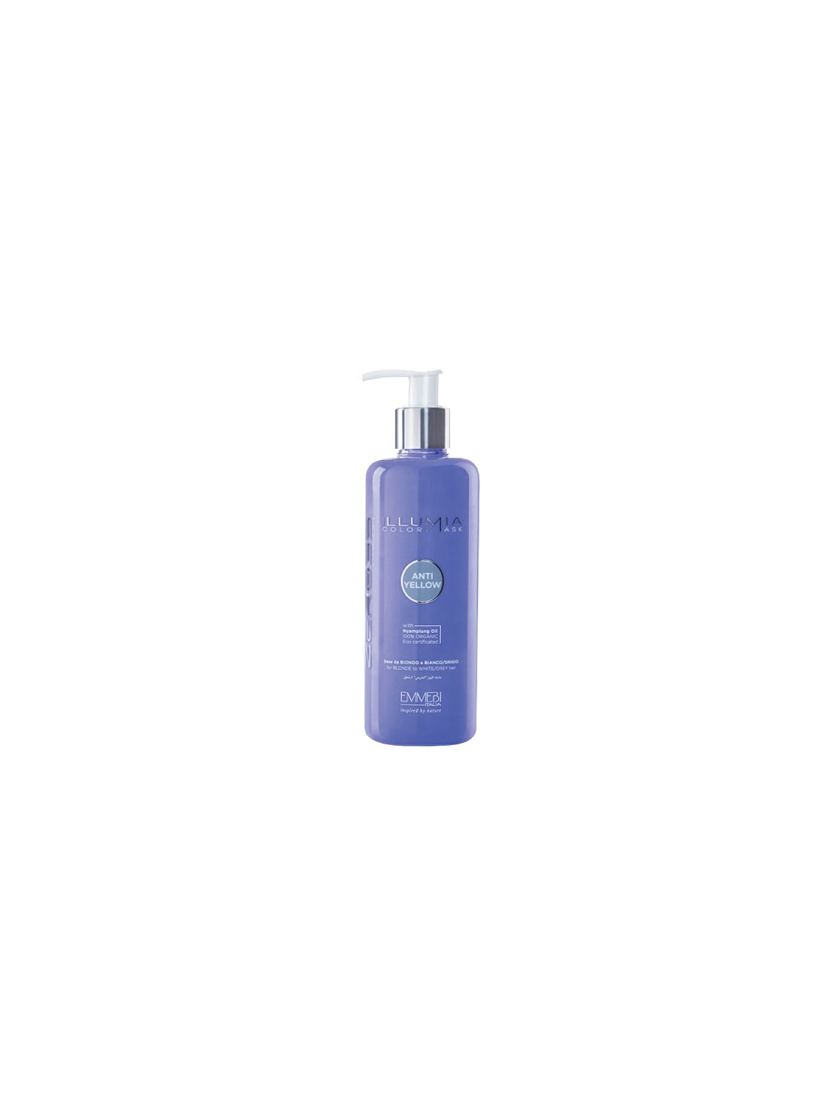 Máscara Capilar Colorante Emmebi Illumia Antiamarelos 300 ml