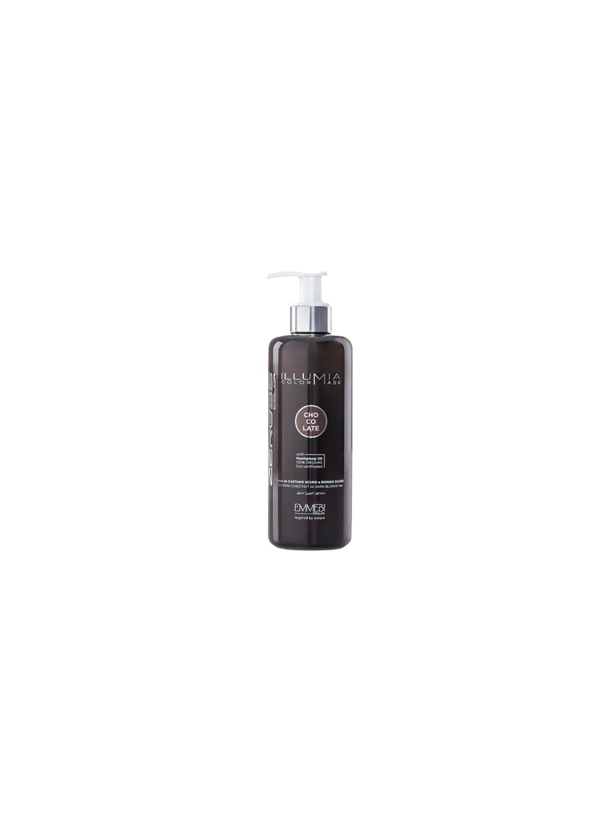 Máscara Capilar Colorante Emmebi Illumia Chocolate 300 ml