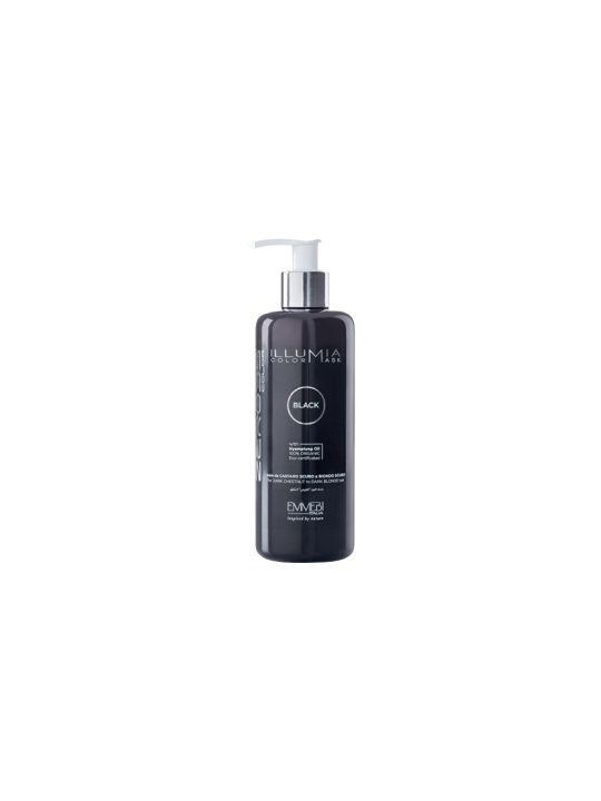 Máscara Capilar Colorante Emmebi Illumia Preta 300 ml