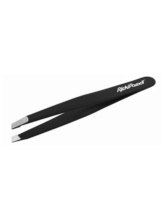 Pinça Oblíqua Rickiparodi Preta Inox 9 cm