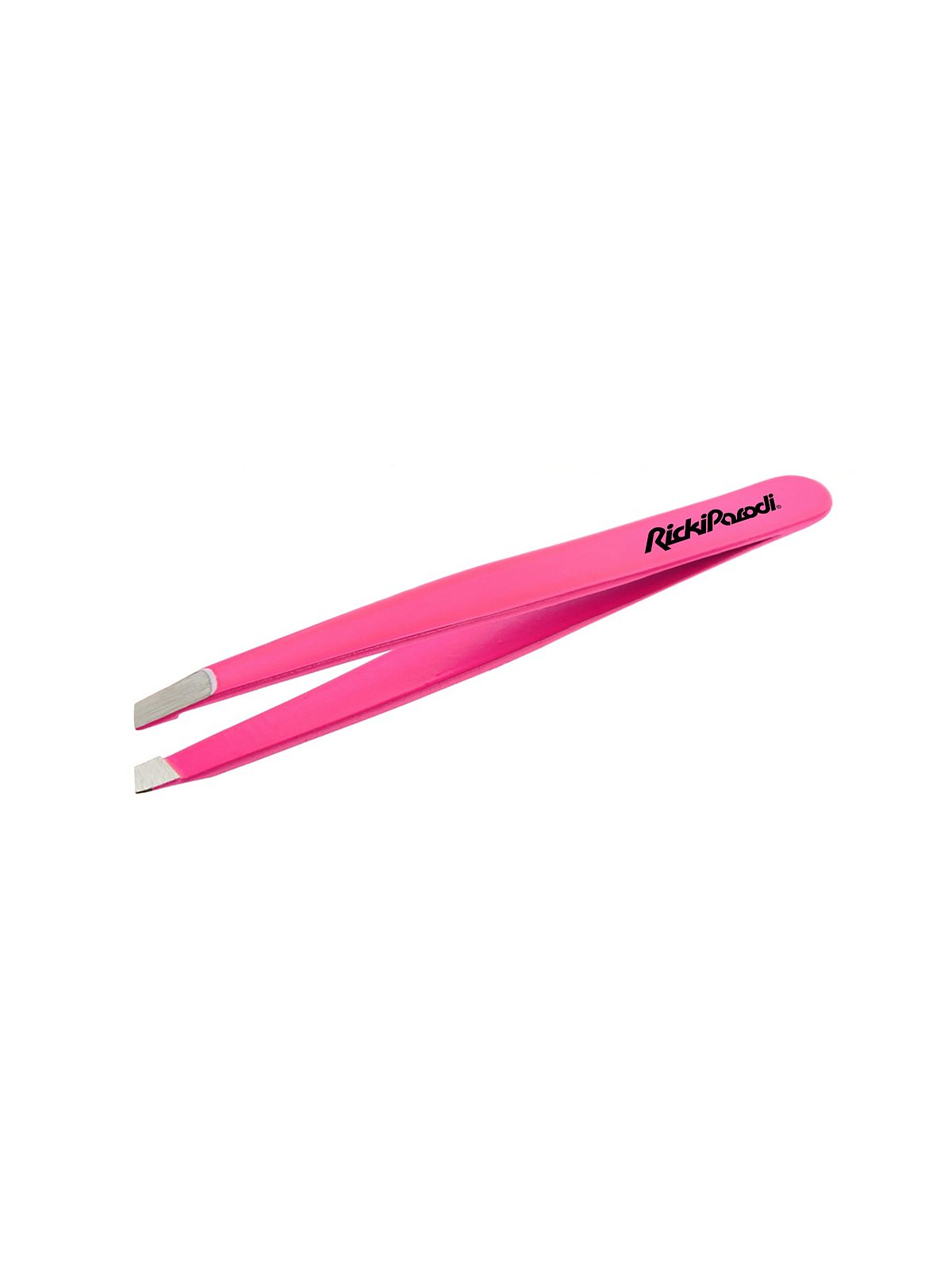 Pinça Oblíqua Rickiparodi Rosa Inox 9 cm