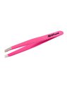 Pinça Oblíqua Rickiparodi Rosa Inox 9 cm