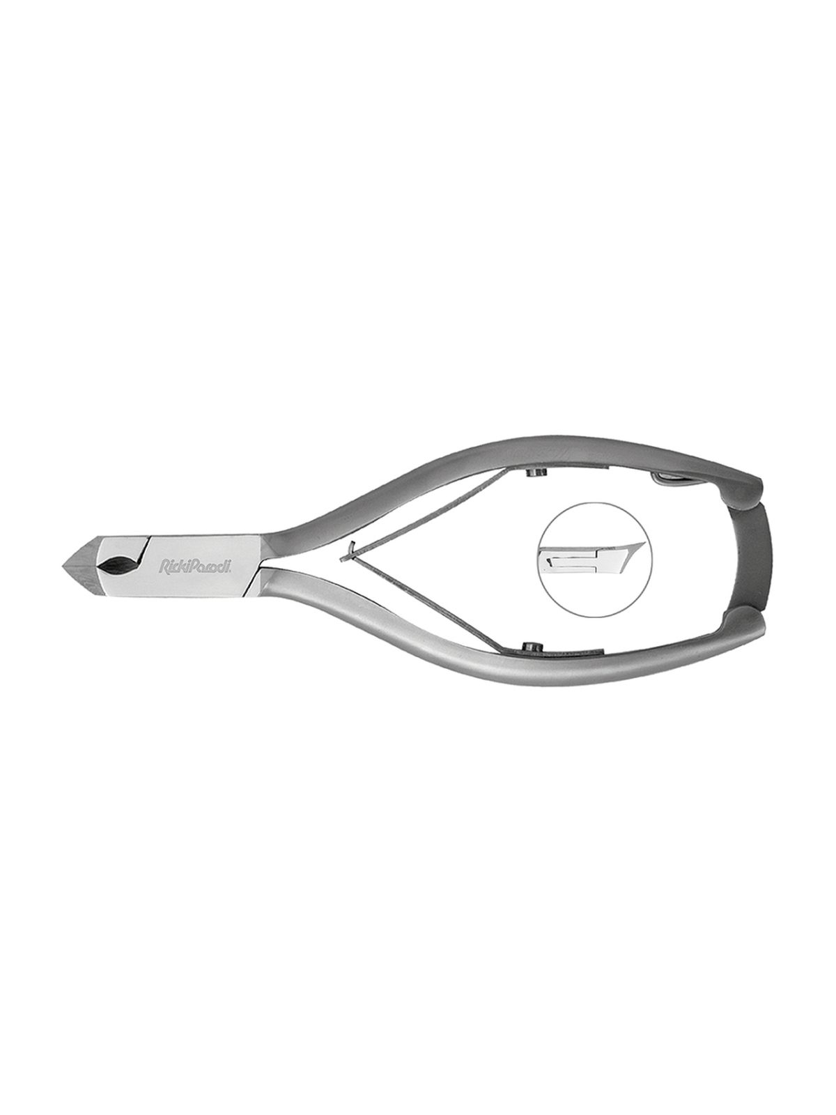 Alicate Unhas Rickiparodi Corte Frontal 1/4 Lua Inox 14 cm