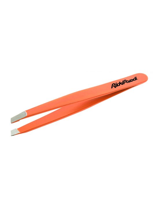 Pinça Oblíqua Rickiparodi Laranja Inox 9 cm