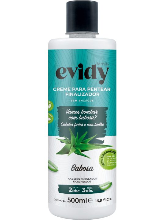Creme de Pentear Evidy Babosa 500 ml