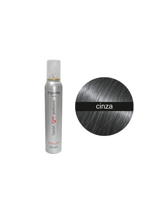 Espuma Broaer de Cor Cinza 200 ml