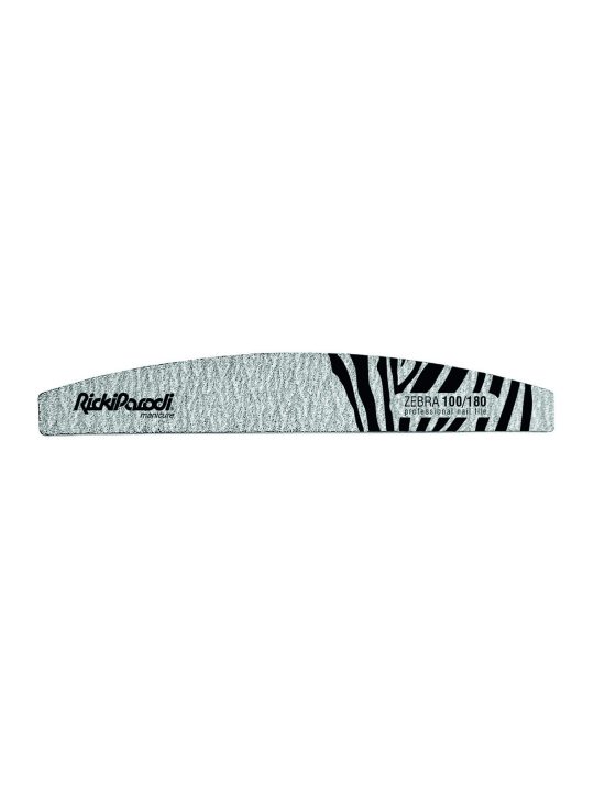 Lima de Unhas Rickiparodi Meia Lua Zebra 100/180 10 Unidades
