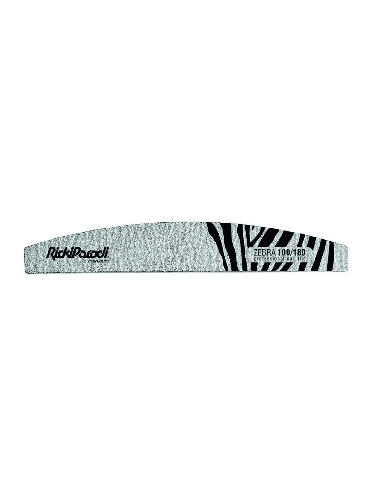 Lima de Unhas Rickiparodi Meia Lua Zebra 100/180 10 Unidades