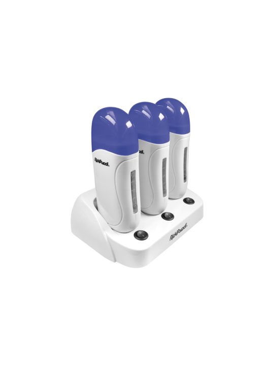 Base com Três Depiladoras Rickiparodi Prowax 3 com Termostat