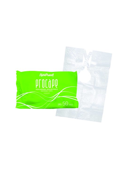 Penteador Descartável Rickiparodi Procape Branco 50 Unidades