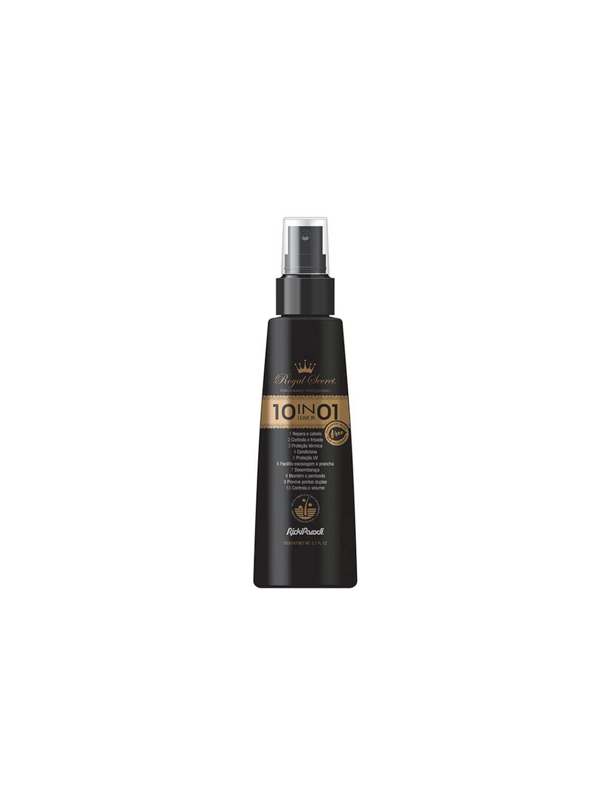 Leave In Capilar Rickiparodi Royal Secret 10 em 1 150 ml