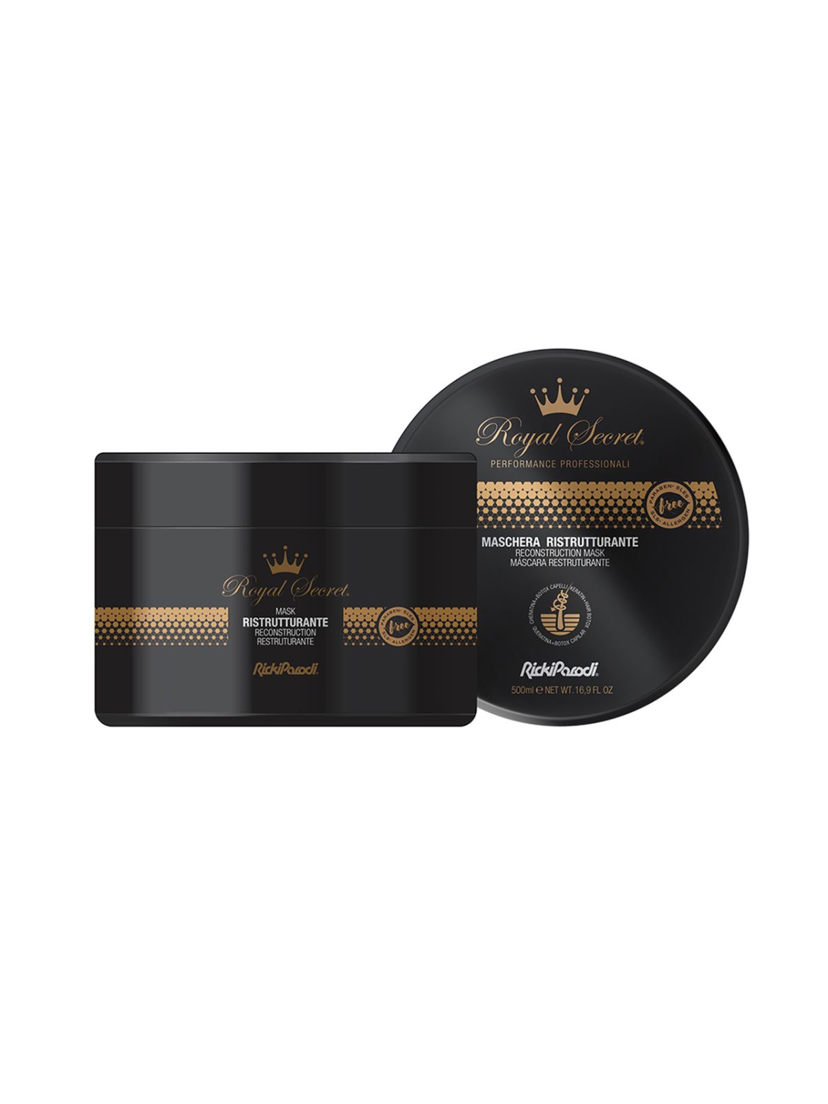 Máscara Capilar Rickiparodi Royal Secret Reconstrução 500 ml