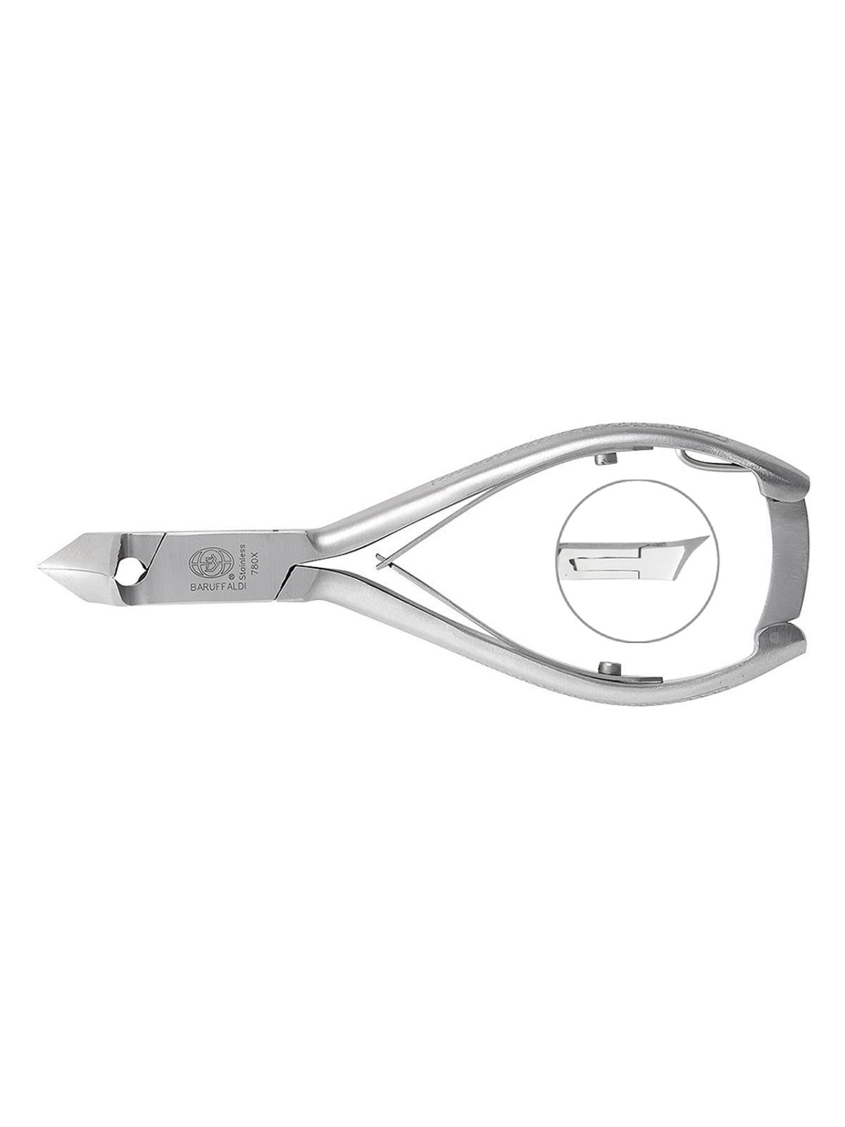 Alicate Unhas Baruffaldi 1/2 Lua Inox 14 cm
