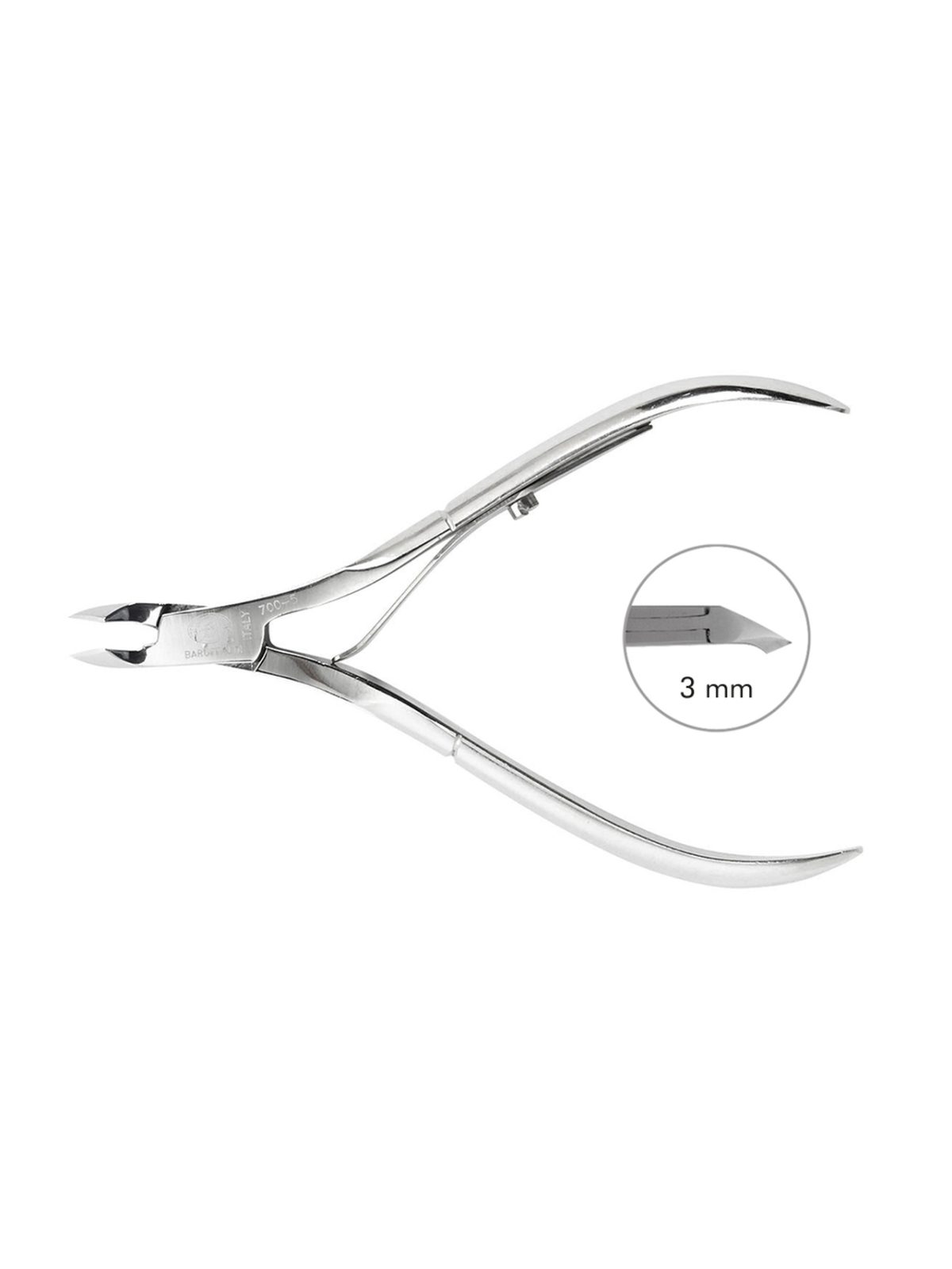 Alicate Cutículas Baruffaldi Aço 10 cm - 3 mm