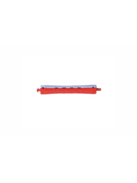 Bigoudi Cabelo Vermelho e Azul Largo 12 Unidades